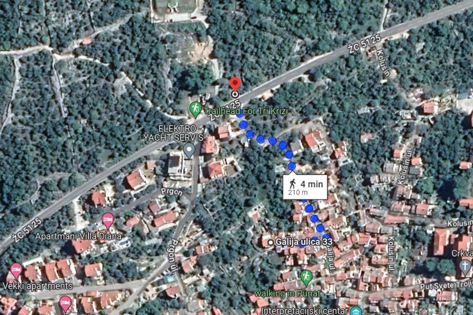 Charming Studio Apartment At House Rustica With Terrace And Nearby Parking Punat Eksteriør billede